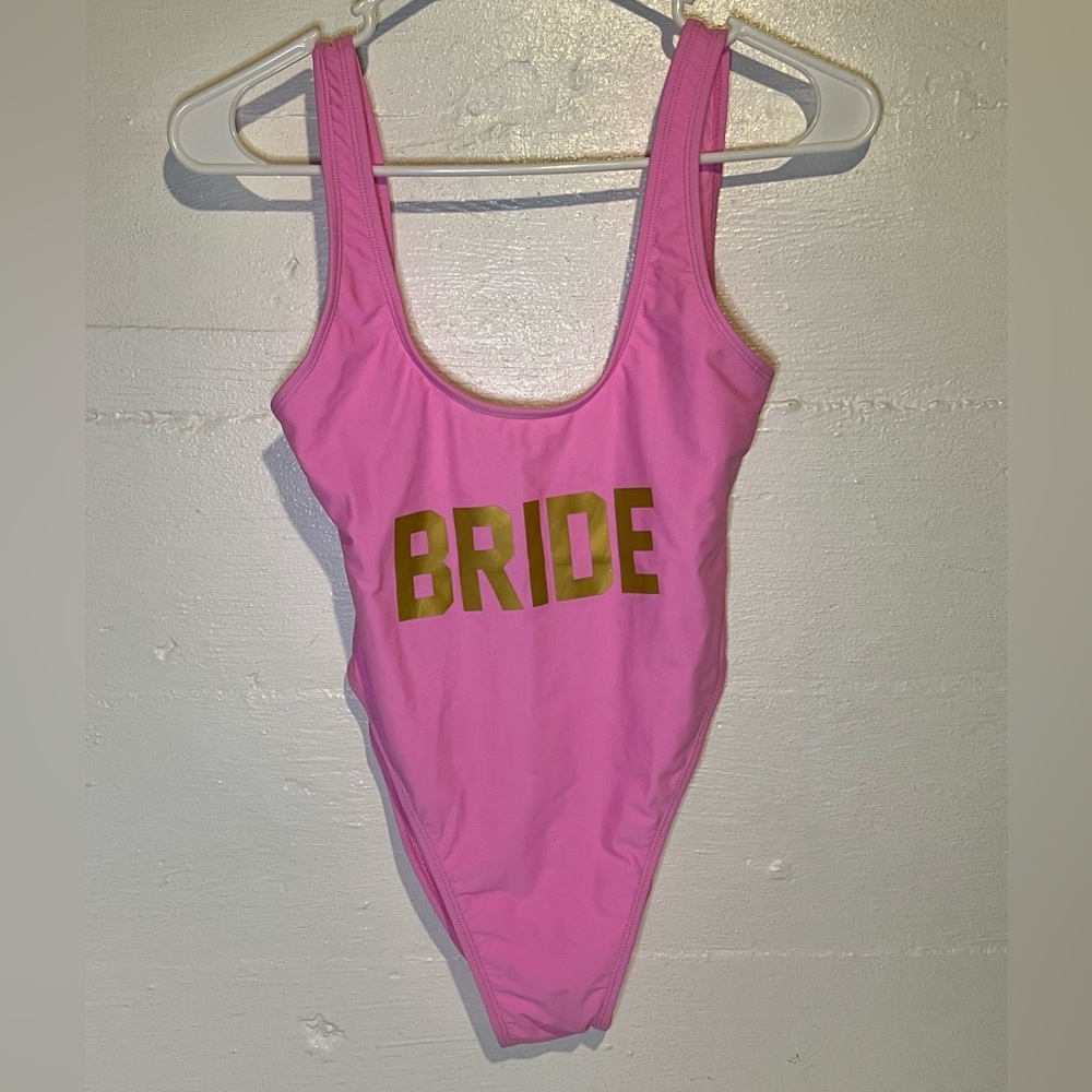 Pink Bride Swimsuit